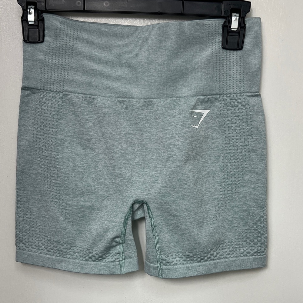 Gymshark Light Gray Bike Shorts